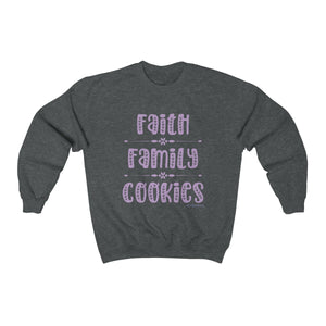 Faith Family Cookies Unisex Heavy Blend™ Crewneck Sweatshirt