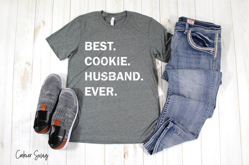 BEST COOKIE HUSBAND EVER Unisex Heavy Cotton Tee