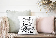 Load image into Gallery viewer, Cookie Cutter Collector Spun Polyester Square Pillow