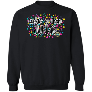 (a) Cookie-a-thon Junkie Crewneck Pullover Sweatshirt