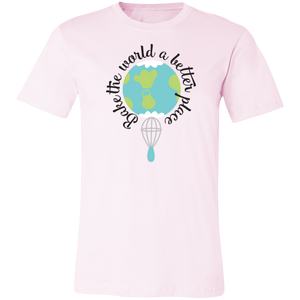 Bake the World a Better Place Bella+Canvas 3001C Short-Sleeve T-Shirt