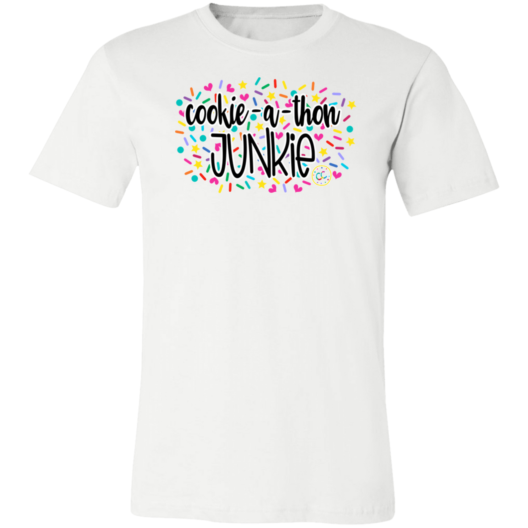 (a) Cookie-a-thon Junkie 3001 Unisex Short-Sleeve Tee