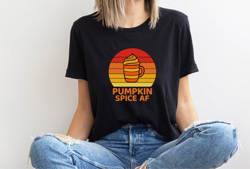 Pumpkin Spice AF Unisex Short Sleeve Tee