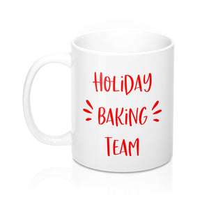 Holiday Baking Team Red Mug