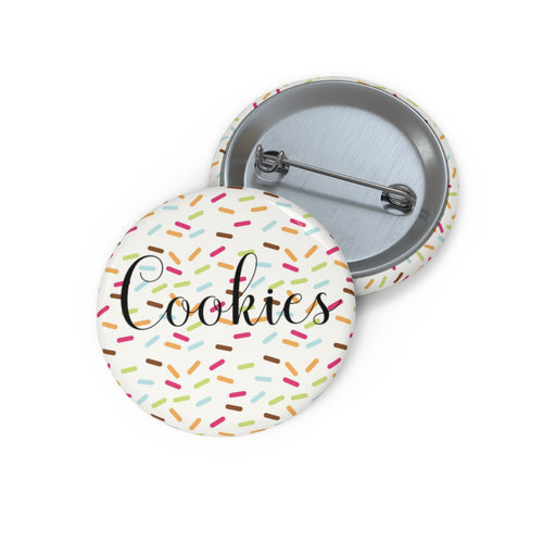 Cookies with Sprinkles Pin Button
