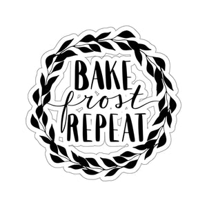 (a) Bake Frost Repeat Kiss-Cut Sticker