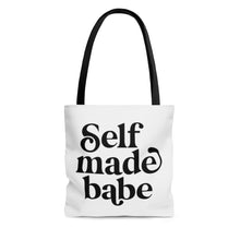 Load image into Gallery viewer, Self Made Babe Tote Bag