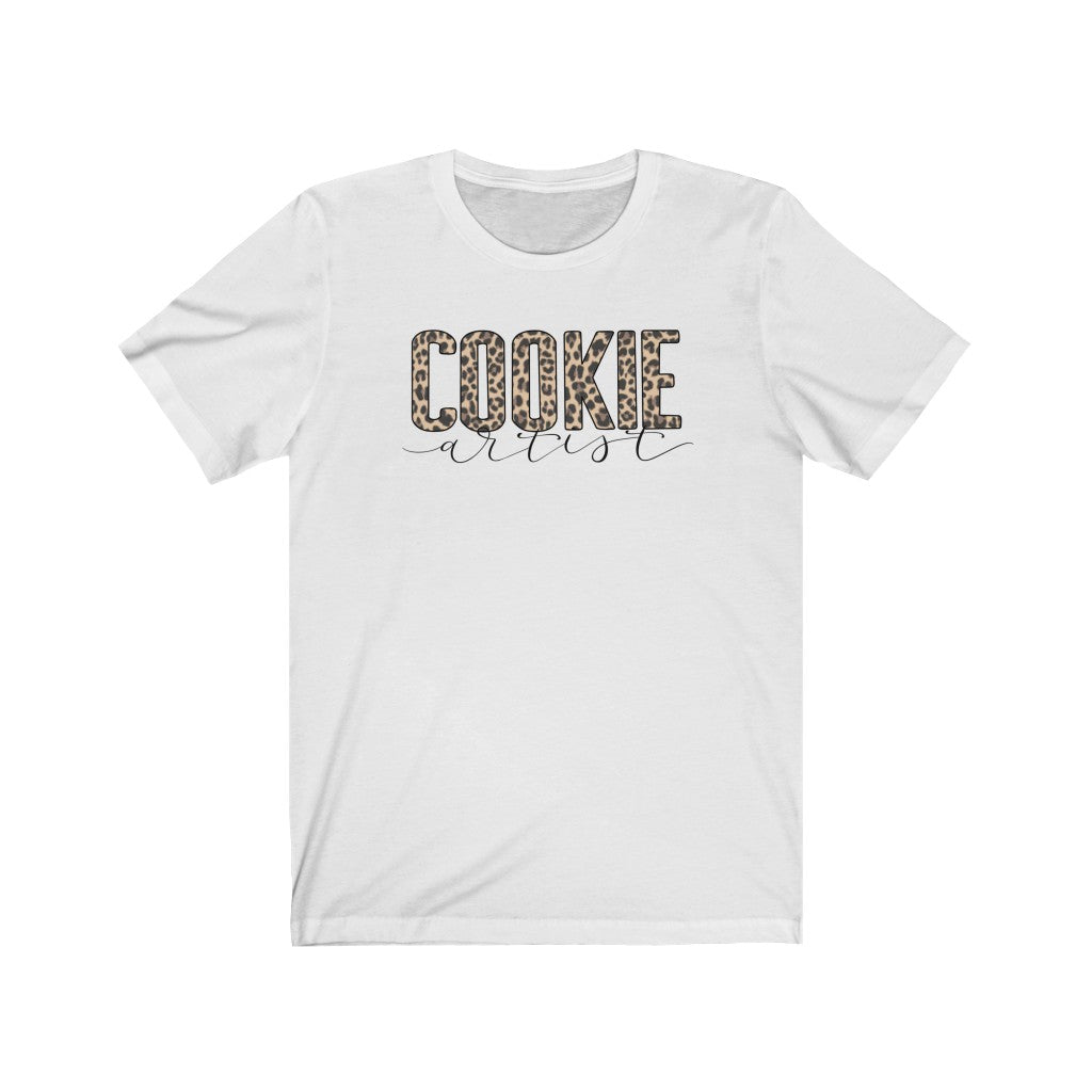 (b) Cookie Artist-Leopard Short Sleeve Tee