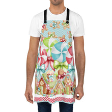 Load image into Gallery viewer, Pastel Gingerbread Scene Apron