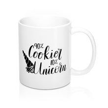 Load image into Gallery viewer, (a) 90% Cookier 10% Unicorn Mug