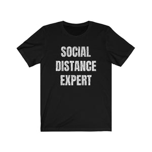 Social Distance Expert Unisex Jersey Short Sleeve Tee