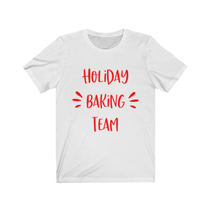 Holiday Baking Team(3) Bella+Canvas 3001 Unisex Jersey Short Sleeve Tee