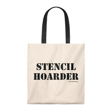 Load image into Gallery viewer, Stencil Hoarder Tote Bag - Vintage