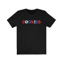 Load image into Gallery viewer, Cookies-Red White Blue Star Unisex Jersey Short Sleeve Tee