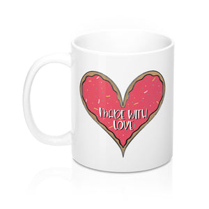 (b) Made With Love Pink Heart Mug