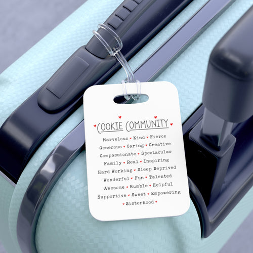 Cookie Community Bag Tag