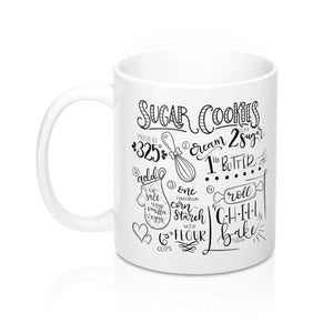 (b) Sugar Cookie Recipe Mug