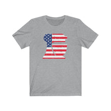 Load image into Gallery viewer, American Flag Kitchen Mixer Bella+Canvas 3001 Unisex Jersey Short Sleeve Tee