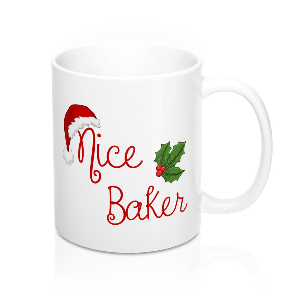 Nice or Naughty Baker Mug