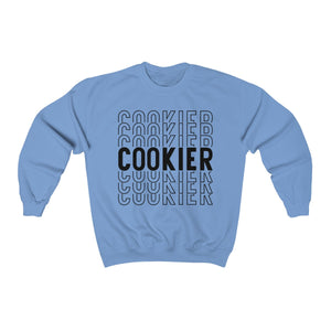 (a) Cookier Repeating Unisex Heavy Blend™ Crewneck Sweatshirt
