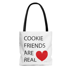 Cookie Friends Are Real AOP Tote Bag