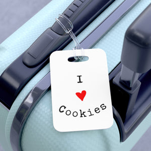 I Love Cookies Bag Tag