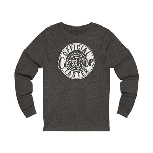 Official Cookie Taster (Round) Unisex Jersey Long Sleeve Tee