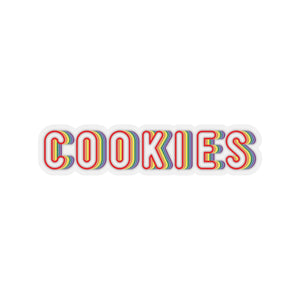 Cookies Rainbow Kiss-Cut Sticker