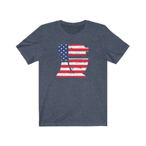 American Flag Kitchen Mixer Bella+Canvas 3001 Unisex Jersey Short Sleeve Tee