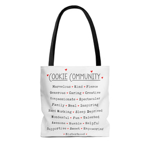 Cookie Community AOP Tote Bag