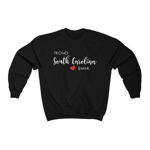 Proud South Carolina Baker Unisex Heavy Blend™ Crewneck Sweatshirt