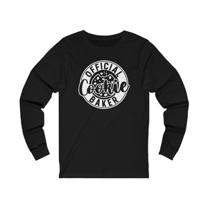 Official Cookie Baker (Round) Unisex Jersey Long Sleeve Tee