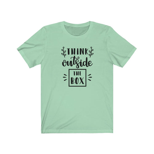 Think Outside the Box Bella+Canvas 3001 Unisex Jersey Short Sleeve Tee