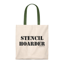 Load image into Gallery viewer, Stencil Hoarder Tote Bag - Vintage