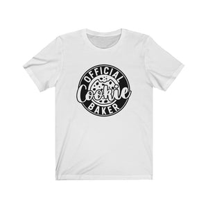 Official Cookie Baker Round Unisex Jersey Short Sleeve Tee