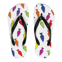 Load image into Gallery viewer, Piping Bag Unisex Flip-Flops