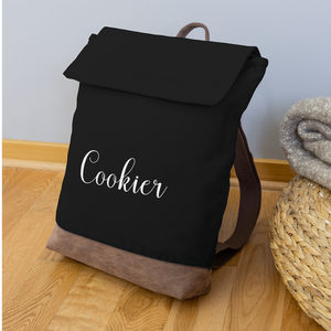 Cookier Canvas Backpack - black/brown