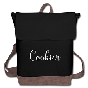 Cookier Canvas Backpack - black/brown
