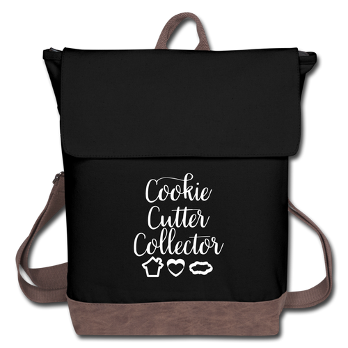 Cookie Cutter Collector Canvas Backpack - black/brown