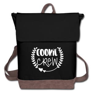 (a) Cookie Crew Canvas Backpack - black/brown