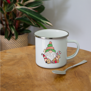 Gnome Loves Gingerbread Camper Mug - white